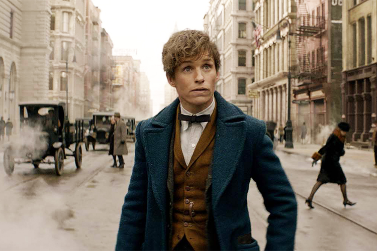 Eddie Redmayne interpreta o magizoologista britânico Newt Scamander no filme 'Animais Fantásticos e Onde Habitam', do diretor David Yates