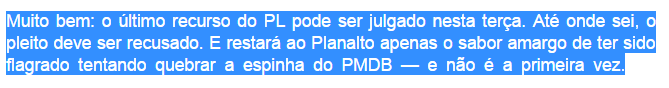 Por enquanto, criação de “PMDB dilmista” está distante