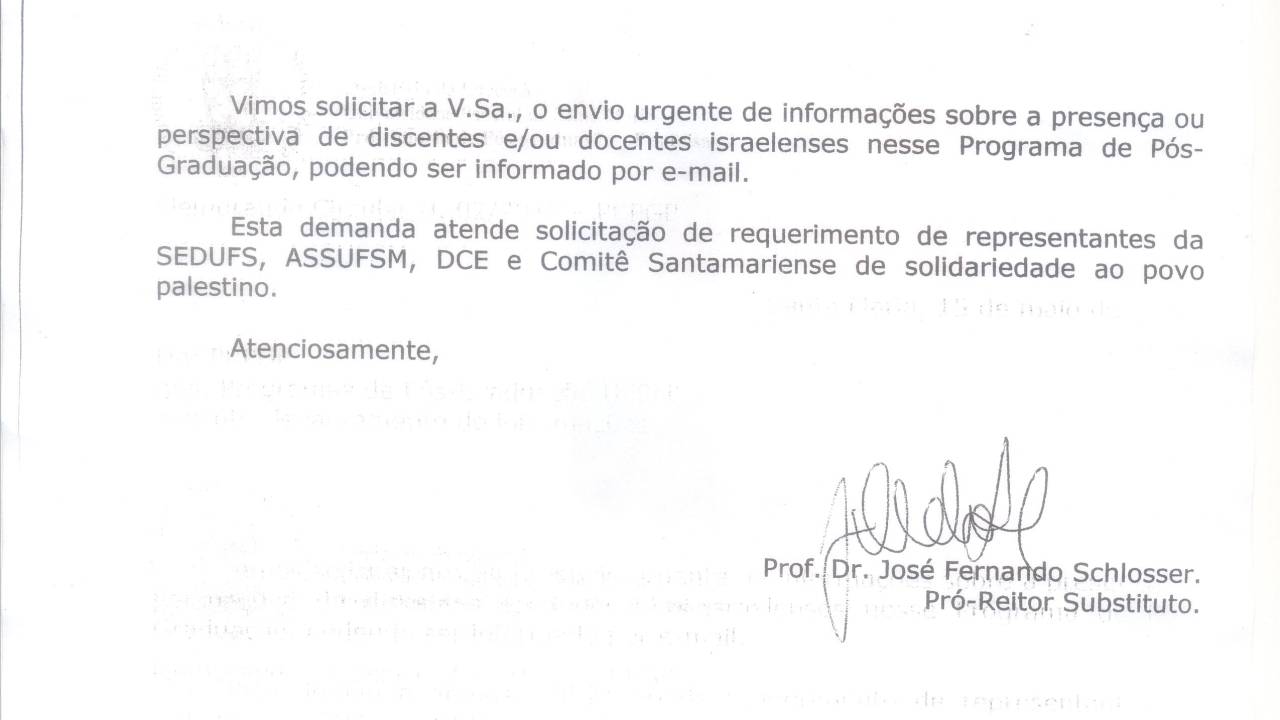 Memorando UFSM