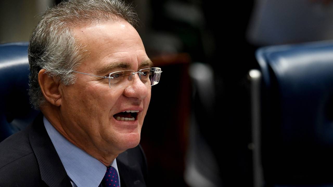 O presidente do Senado, Renan Calheiros