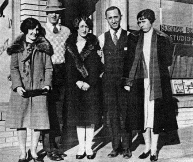 Roy O. and Walt Disney on the day they opened Disney Studios. Roy O. and Walt Disney on the day they opened Disney Studios.
