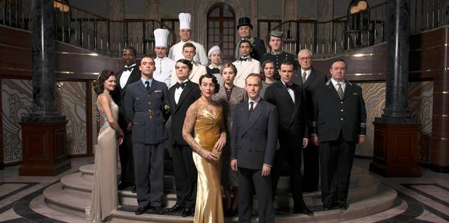 Elenco de 'The Halcyon' (Fotos: ITV/Divulgação)