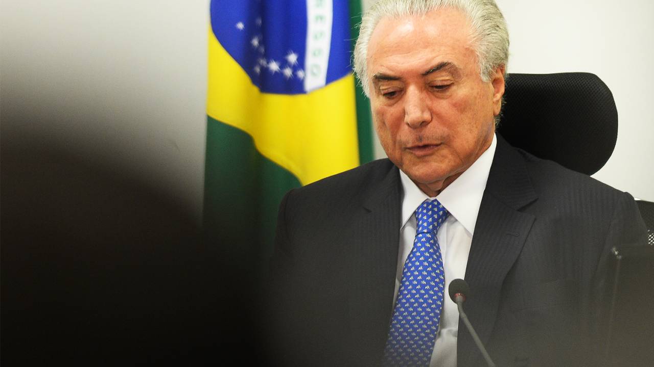 O presidente da República, Michel Temer, coordena reunião do Núcleo de Infraestrutura, no Palácio do Planalto, em Brasília (DF). Um dos principais objetivos do encontro é discutir a retomada de grandes obras do Programa de Aceleração do Crescimento (PAC) - 11/01/2017