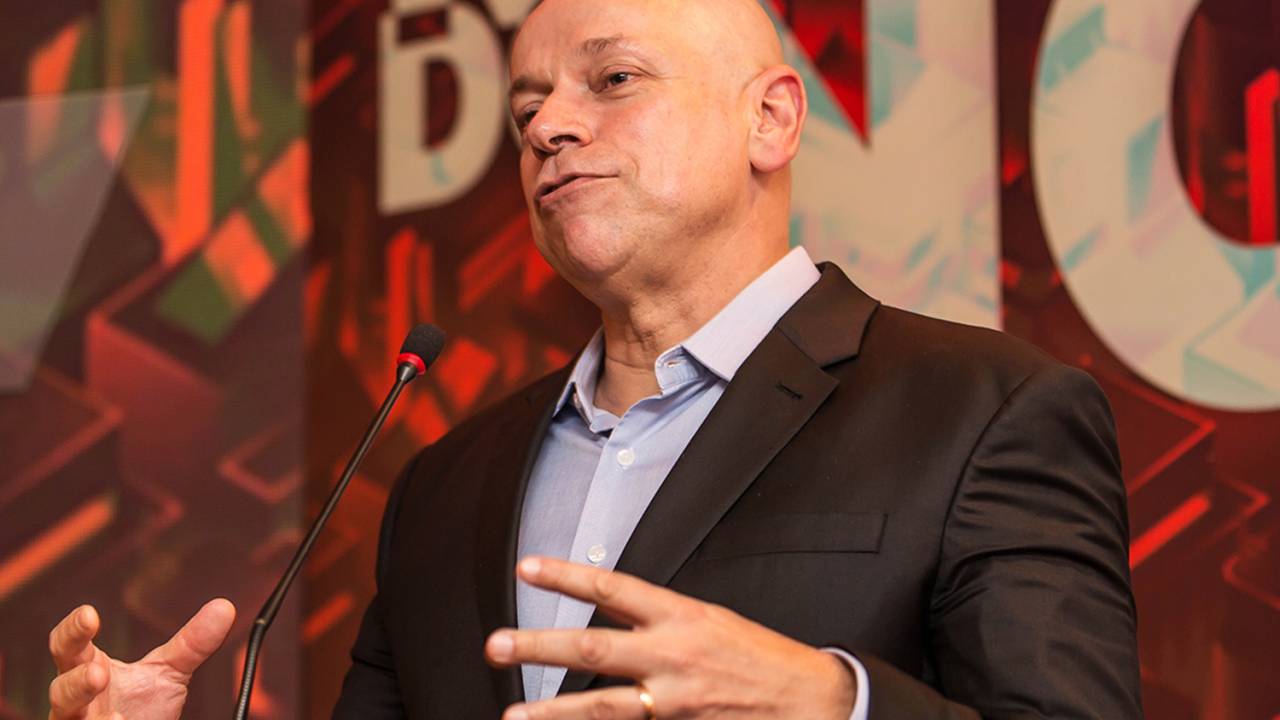 Leandro Karnal, historiador da Unicamp, durante o evento 'A Revolução do Novo', realizado no Instituto Tomie Ohtake, em São Paulo (SP), com iniciativa de VEJA e Exame - 17/01/2017