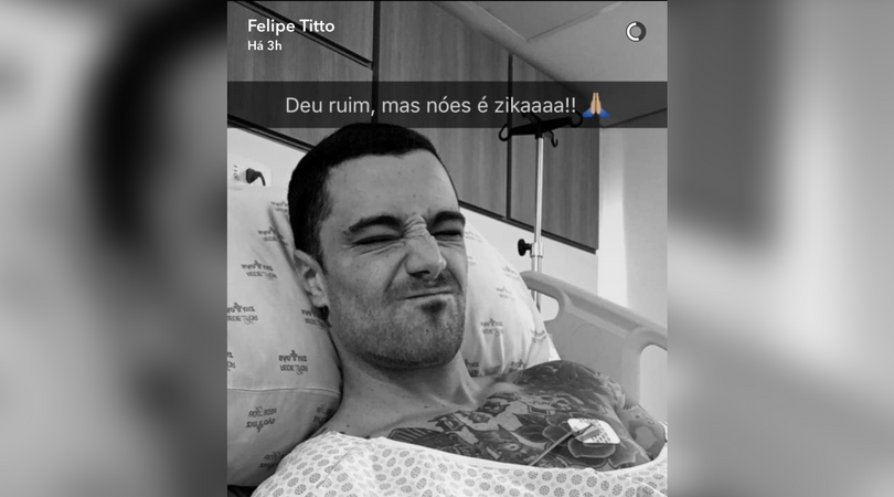 Ator Felipe Titto sofre ataque cardíaco e é internado