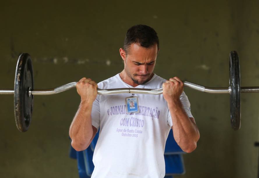 O presídio tem uma academia de ginástica - Foto: Sérgio Dutti