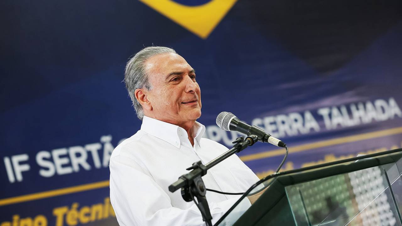 O presidente Michel Temer