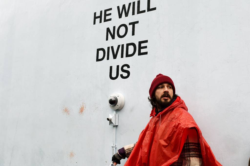 O ator Shia LaBeouf O ator Shia LaBeouf