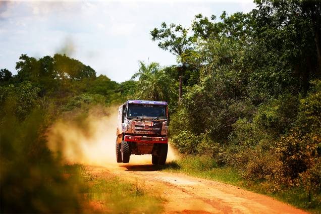 O piloto checo Ales Loprais, dirige caminhão durante o primeiro dia do Rali Dakar 2017 - 02/01/2017 O piloto checo Ales Loprais, dirige caminhão durante o primeiro dia do Rali Dakar 2017 - 02/01/2017