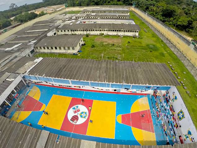 Foto aérea mostra o Complexo Penitenciário Anísio Jobim, em Manaus, no Amazonas Foto aérea mostra o Complexo Penitenciário Anísio Jobim, em Manaus, no Amazonas