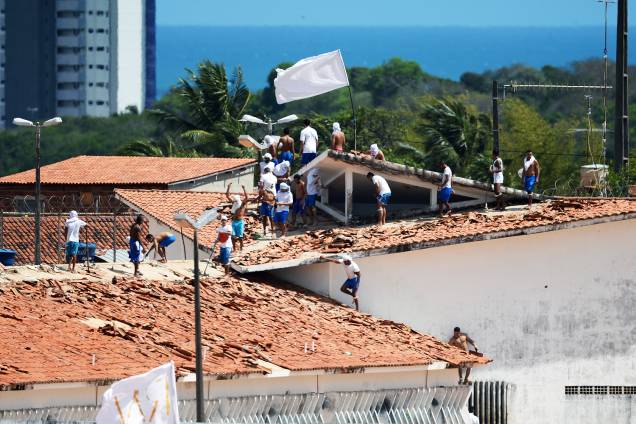 Após massacre em Alcaçuz, presídio do RN tem nova rebelião - 16/01/2017 Após massacre em Alcaçuz, presídio do RN tem nova rebelião - 16/01/2017