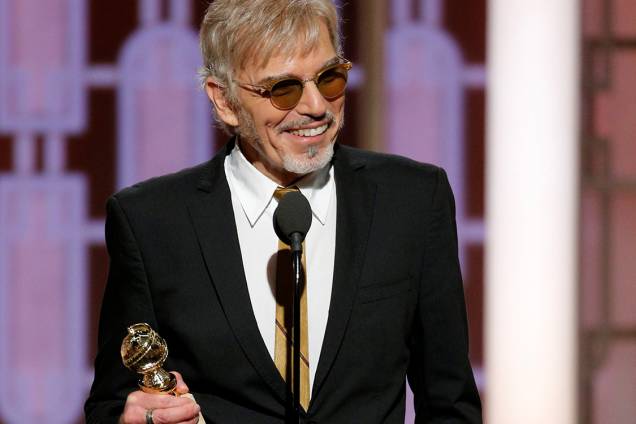 O ator Bob Thornton recebe o Globo de Ouro de melhor ator em série dramática por 'Goliath' O ator Bob Thornton recebe o Globo de Ouro de melhor ator em série dramática por 'Goliath'