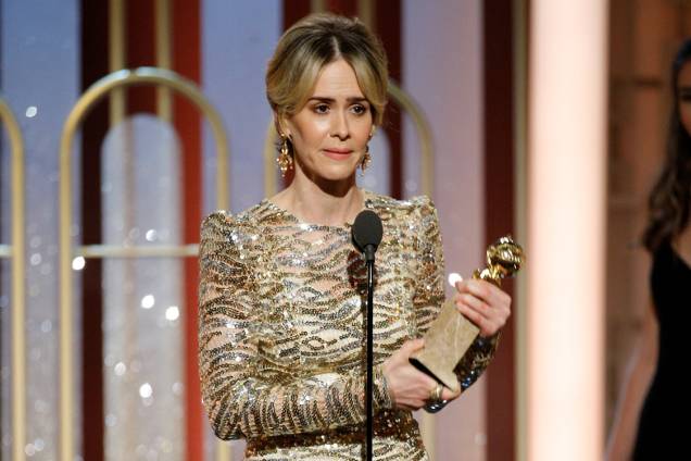 <span>Sarah Paulson recebe o Globo de Ouro de melhor atriz em minissérie ou filme para a televisão por 'The People vs. O.J. Simpson: American Crime Story'</span> <span>Sarah Paulson recebe o Globo de Ouro de melhor atriz em minissérie ou filme para a televisão por 'The People vs. O.J. Simpson: American Crime Story'</span>