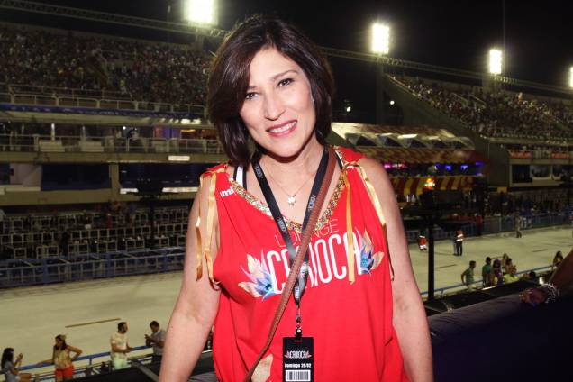 A atriz Beth Goulart em camarote no Sambódromo da Marquês de Sapucaí, no Rio de Janeiro (RJ) - 26/02/2017 A atriz Beth Goulart em camarote no Sambódromo da Marquês de Sapucaí, no Rio de Janeiro (RJ) - 26/02/2017
