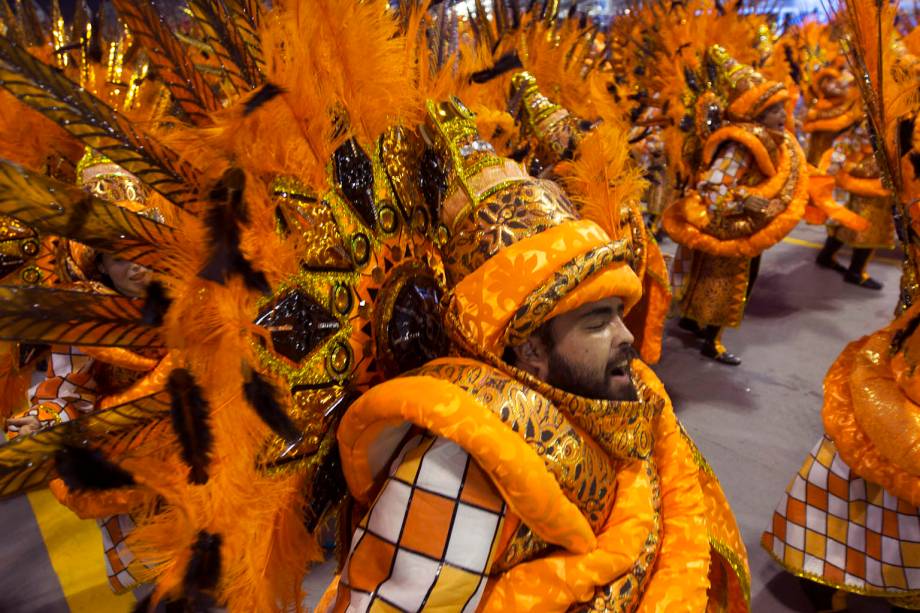 Desfile da escola de samba Acadêmicos do Tatuapé, no Sambódromo do Anhembi, em São Paulo (SP) - 25/02/2017