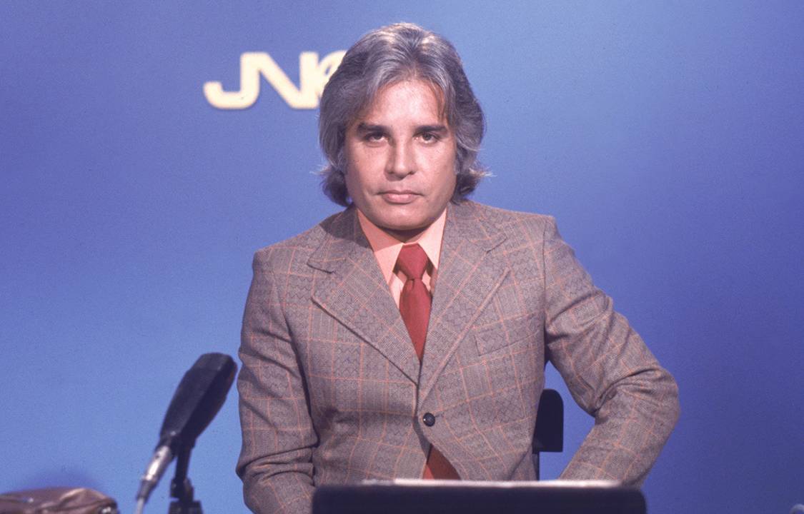 Cid Moreira, apresentador do Jornal Nacional, da Rede Globo