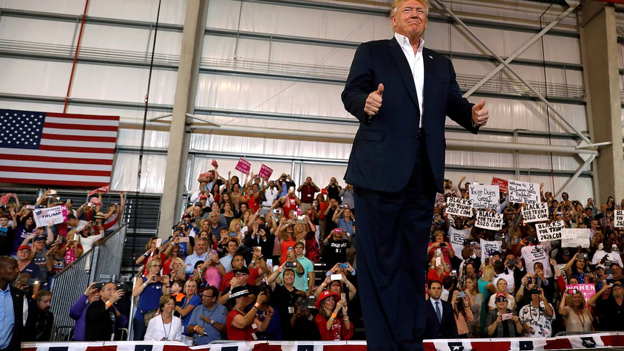 O presidente dos EUA, Donald Trump