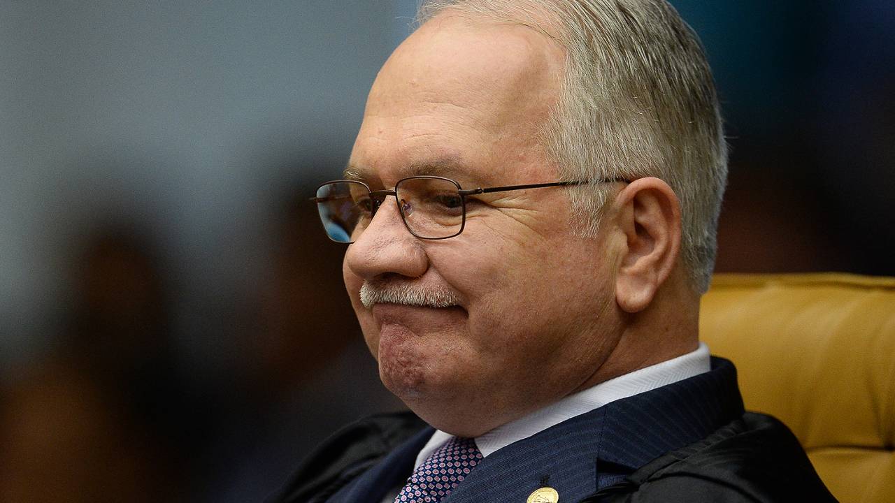 O ministro Edson Fachin na primeira sessão plenária do STF (Supremo Tribunal Federal) - 01/02/2017