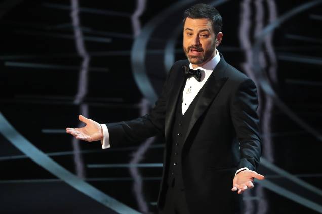 Jimmy Kimmel durante discurso de abertura da cerimônia de premiação do Oscar - 26/02/2017 Jimmy Kimmel durante discurso de abertura da cerimônia de premiação do Oscar - 26/02/2017