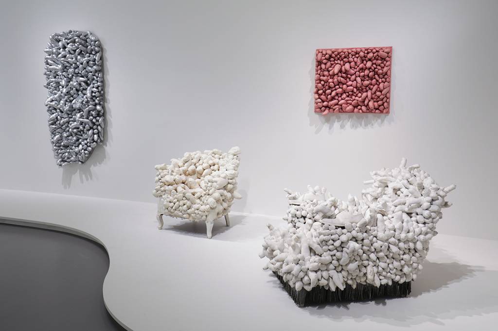 Peças criadas por Yayoi Kusama fazem parte do acervo exposto no Museu Hirshhorn, em Washington