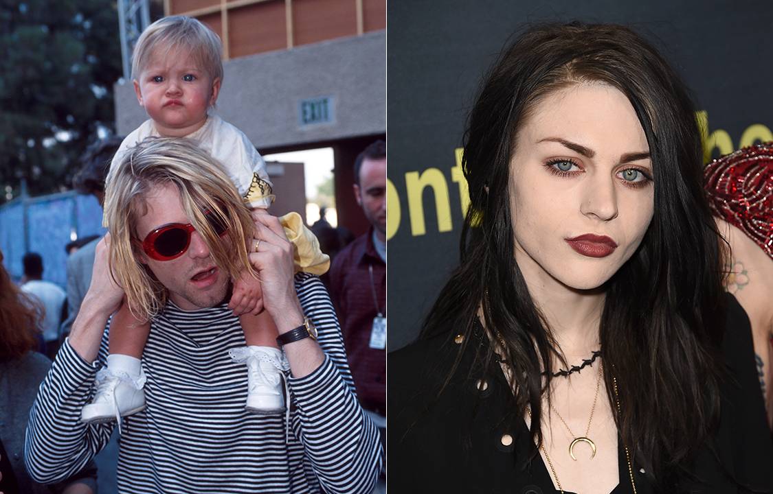 Frances Bean Cobain e Kurt Cobain