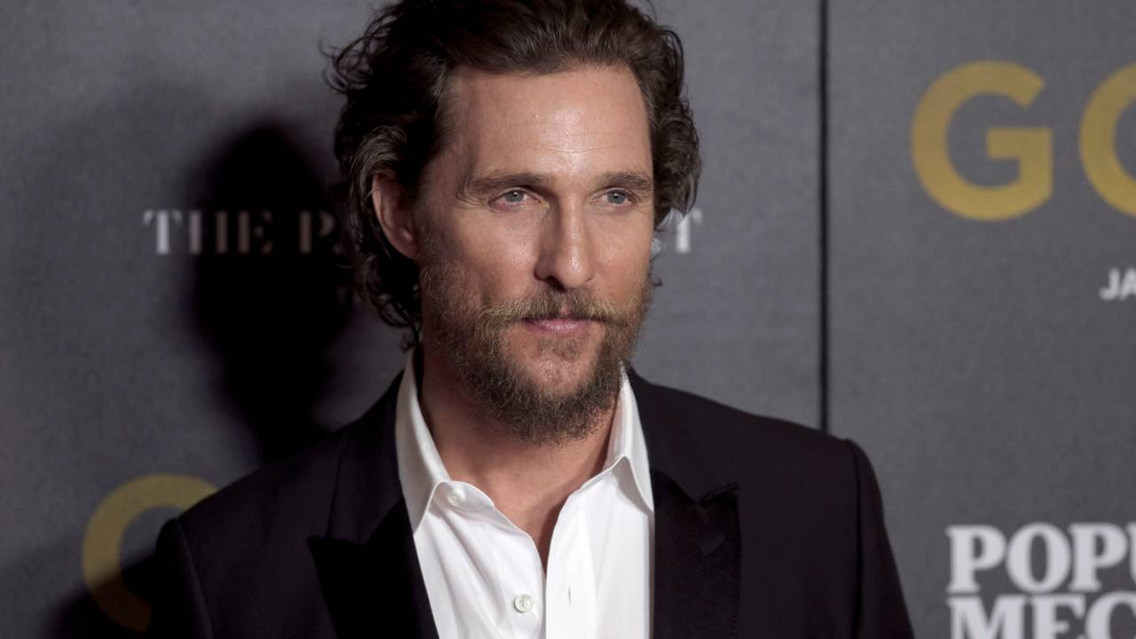 Matthew McConaughey na estreia do filme 'Gold'