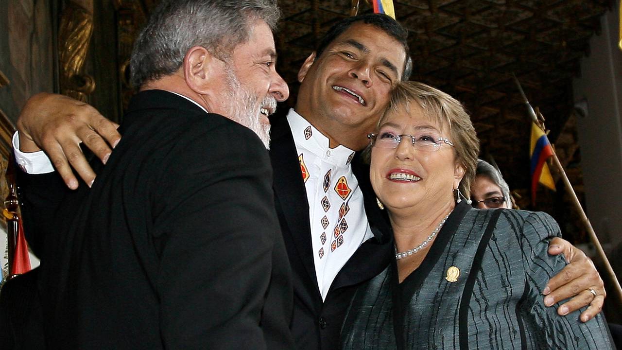 Lula, Bachelet e Correa