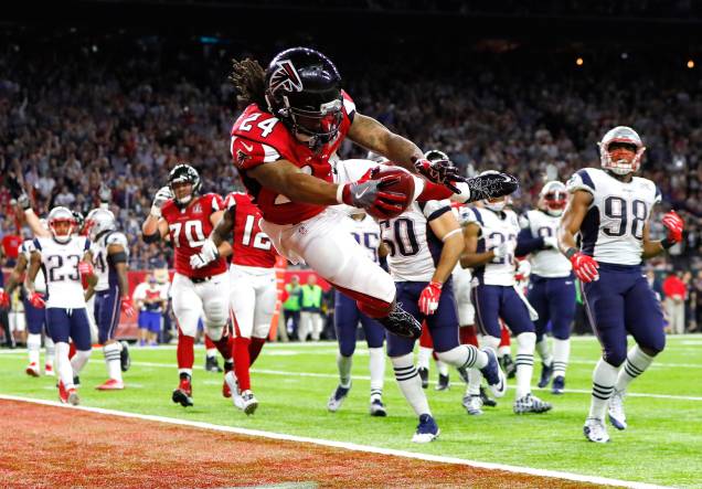 Atlanta Falcons e New England Patriots durante a final da 51ª edição do Super Bowl - 05/02/2017 Atlanta Falcons e New England Patriots durante a final da 51ª edição do Super Bowl - 05/02/2017