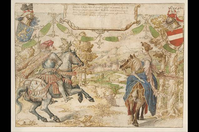 Otto, Count of Nassau and his Wife Adelheid van Vianen, de Bernard Van Orley Otto, Count of Nassau and his Wife Adelheid van Vianen, de Bernard Van Orley