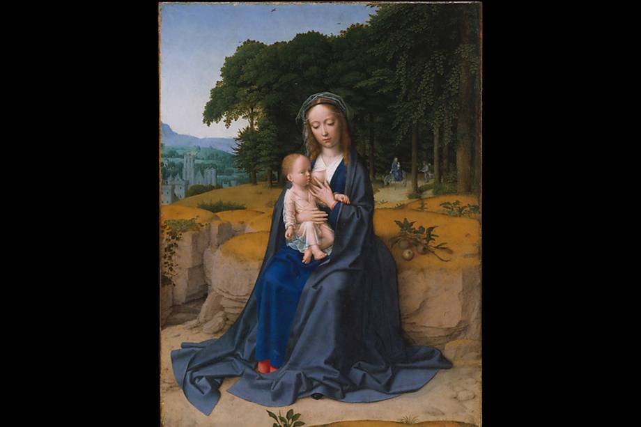 The Rest on the Flight into Egypt, de Gerard David