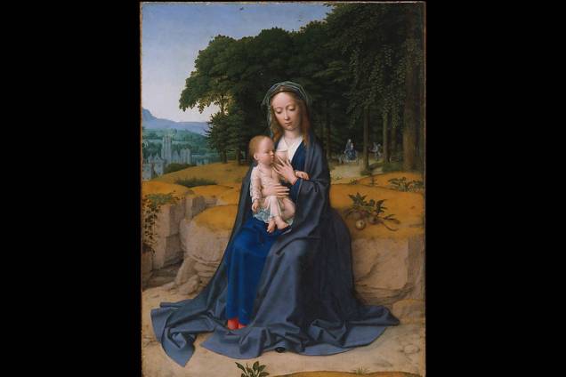 The Rest on the Flight into Egypt, de Gerard David The Rest on the Flight into Egypt, de Gerard David