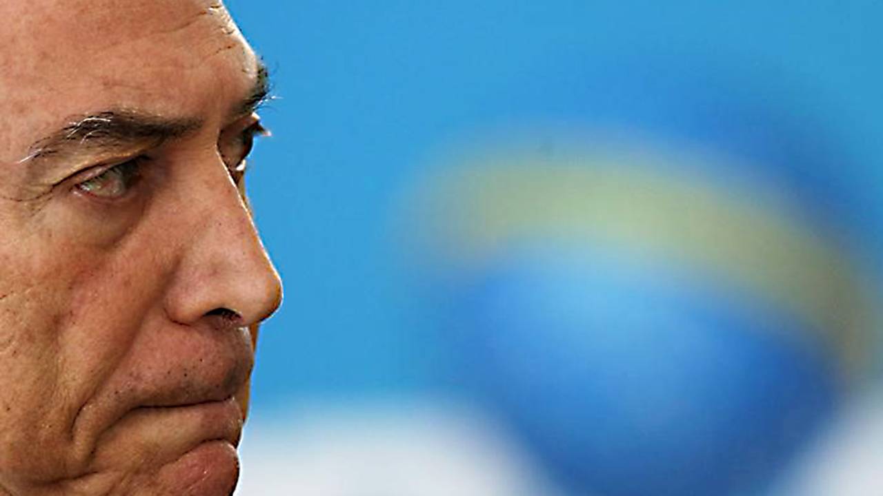 Presidente Michel Temer em reunião no Palácio do Planalto