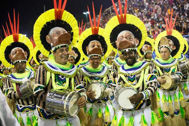 Com o enredo ' Xingu – o clamor que vem da floresta', a escola de samba Imperatriz Leopoldinense desfila no Sambódromo da Marquês de Sapucaí, no Rio de Janeiro (RJ) - 27/02/2017 Com o enredo ' Xingu – o clamor que vem da floresta', a escola de samba Imperatriz Leopoldinense desfila no Sambódromo da Marquês de Sapucaí, no Rio de Janeiro (RJ) - 27/02/2017