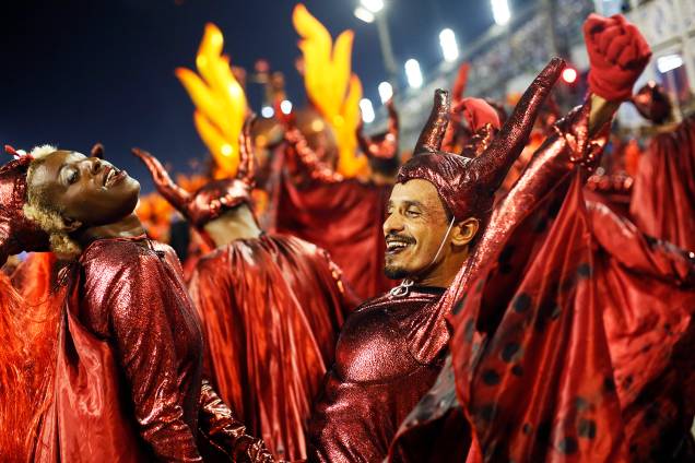 Desfile da escola de samba Acadêmicos do Salgueiro, no Sambódromo da Marquês de Sapucaí, no Rio de Janeiro (RJ) - 27/02/2017 Desfile da escola de samba Acadêmicos do Salgueiro, no Sambódromo da Marquês de Sapucaí, no Rio de Janeiro (RJ) - 27/02/2017