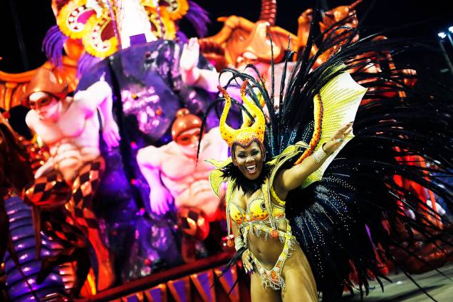 Desfile da escola de samba Acadêmicos do Salgueiro, no Sambódromo da Marquês de Sapucaí, no Rio de Janeiro (RJ) - 27/02/2017 Desfile da escola de samba Acadêmicos do Salgueiro, no Sambódromo da Marquês de Sapucaí, no Rio de Janeiro (RJ) - 27/02/2017