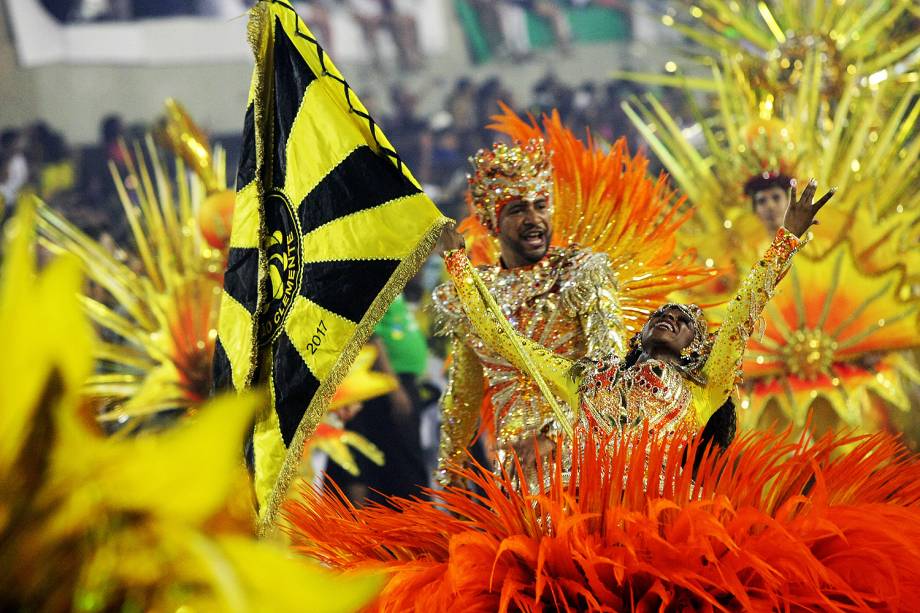 Desfile da escola de samba São Clemente, no Sambódromo da Marquês de Sapucaí, no Rio de Janeiro (RJ) - 28/02/2017