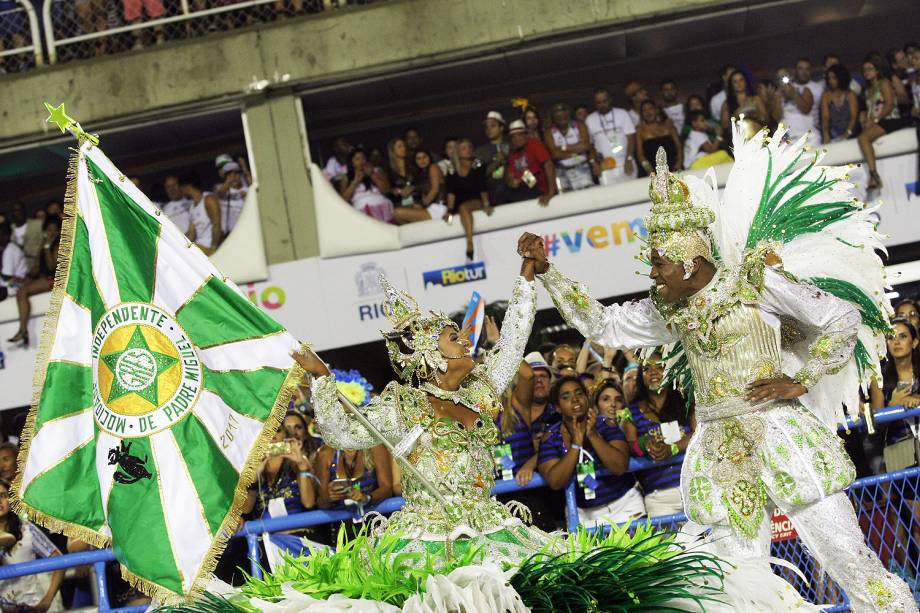 Desfile da escola de samba Mocidade Independente de Padre Miguel, no Sambódromo da Marquês de Sapucaí, no Rio de Janeiro (RJ) - 28/02/2017