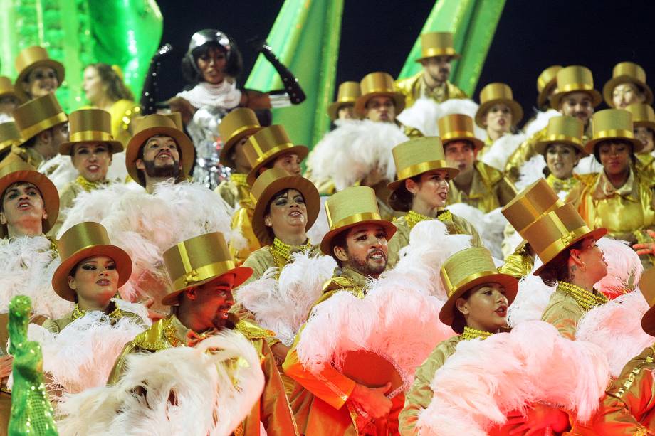 Desfile da escola de samba Unidos da Tijuca, no Sambódromo da Marquês de Sapucaí, no Rio de Janeiro (RJ) - 28/02/2017