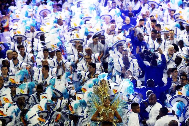 Desfile da escola de samba Portela, no Sambódromo da Marquês de Sapucaí, no Rio de Janeiro (RJ) - 28/02/2017 Desfile da escola de samba Portela, no Sambódromo da Marquês de Sapucaí, no Rio de Janeiro (RJ) - 28/02/2017