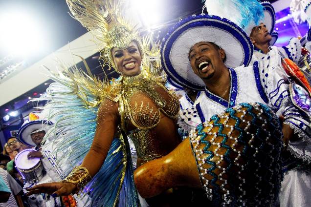 A rainha de bateria da Portela, Bianca Monteiro, durante a segunda noite de desfiles na Marquês de Sapucaí - 28/02/2017 A rainha de bateria da Portela, Bianca Monteiro, durante a segunda noite de desfiles na Marquês de Sapucaí - 28/02/2017