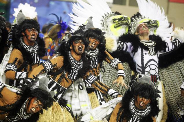Desfile da escola de samba Imperatriz Leopoldinense, no Sambódromo da Marquês de Sapucaí, no Rio de Janeiro (RJ) - 27/02/2017 Desfile da escola de samba Imperatriz Leopoldinense, no Sambódromo da Marquês de Sapucaí, no Rio de Janeiro (RJ) - 27/02/2017