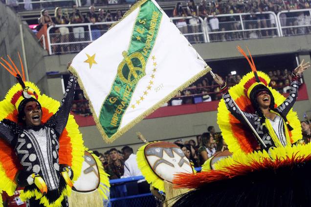 Desfile da escola de samba Imperatriz Leopoldinense, no Sambódromo da Marquês de Sapucaí, no Rio de Janeiro (RJ) - 27/02/2017 Desfile da escola de samba Imperatriz Leopoldinense, no Sambódromo da Marquês de Sapucaí, no Rio de Janeiro (RJ) - 27/02/2017