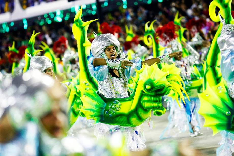 Desfile da escola de samba Mocidade Independente de Padre Miguel, no Sambódromo da Marquês de Sapucaí, no Rio de Janeiro (RJ) - 28/02/2017