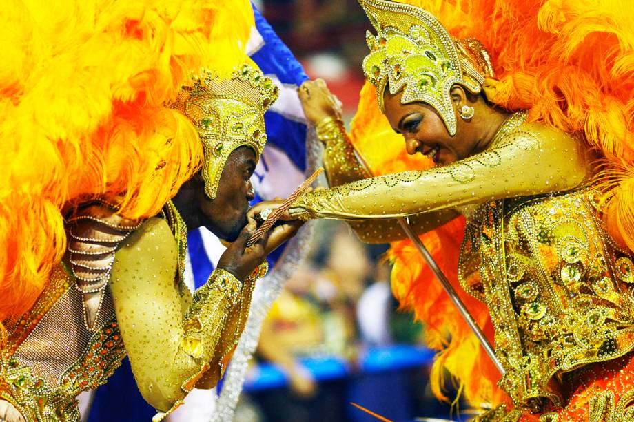 Desfile da escola de samba Portela, no Sambódromo da Marquês de Sapucaí, no Rio de Janeiro (RJ) - 28/02/2017