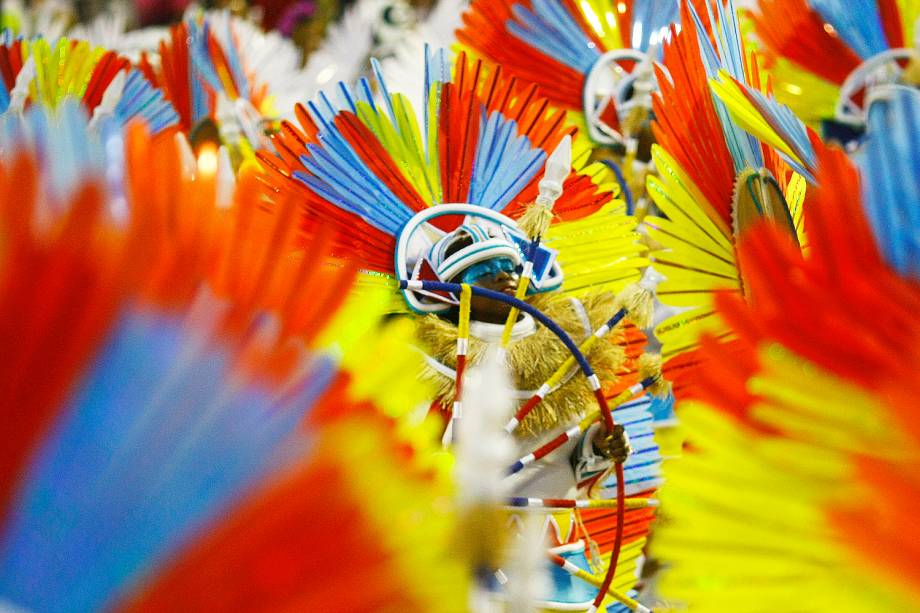 Desfile da escola de samba Estação Primeira de Mangueira, no Sambódromo da Marquês de Sapucaí, no Rio de Janeiro (RJ) - 28/02/2017