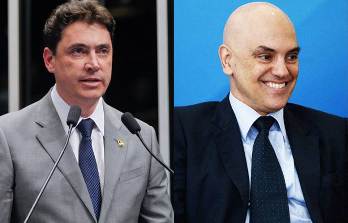 Senador Wilder Morais (PP-GO) e Ministro do STF, Alexandre de Moraes