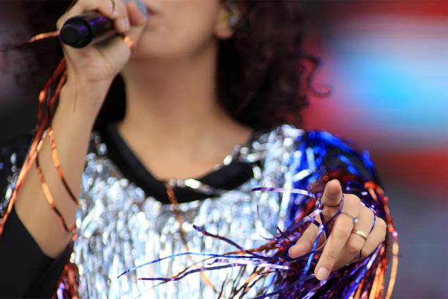 A cantora Céu durante o segundo dia do Festival Lollapalooza 2017 no autódromo de Interlagos, em São Paulo A cantora Céu durante o segundo dia do Festival Lollapalooza 2017 no autódromo de Interlagos, em São Paulo