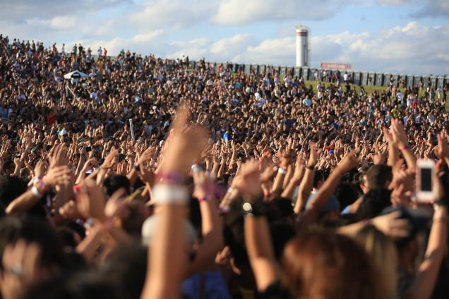 Público curte show da banda Duran Duran no segundo dia do festival Lollapalooza, que acontece no Autódromo de Interlagos Público curte show da banda Duran Duran no segundo dia do festival Lollapalooza, que acontece no Autódromo de Interlagos
