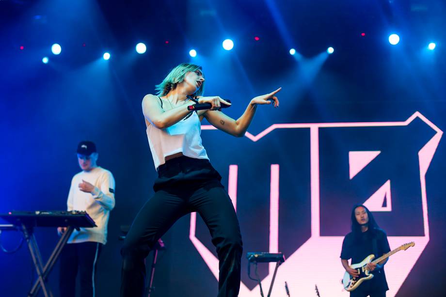 MØ se apresenta no segundo dia do Lollapalooza 2017, no autódromo de Interlagos