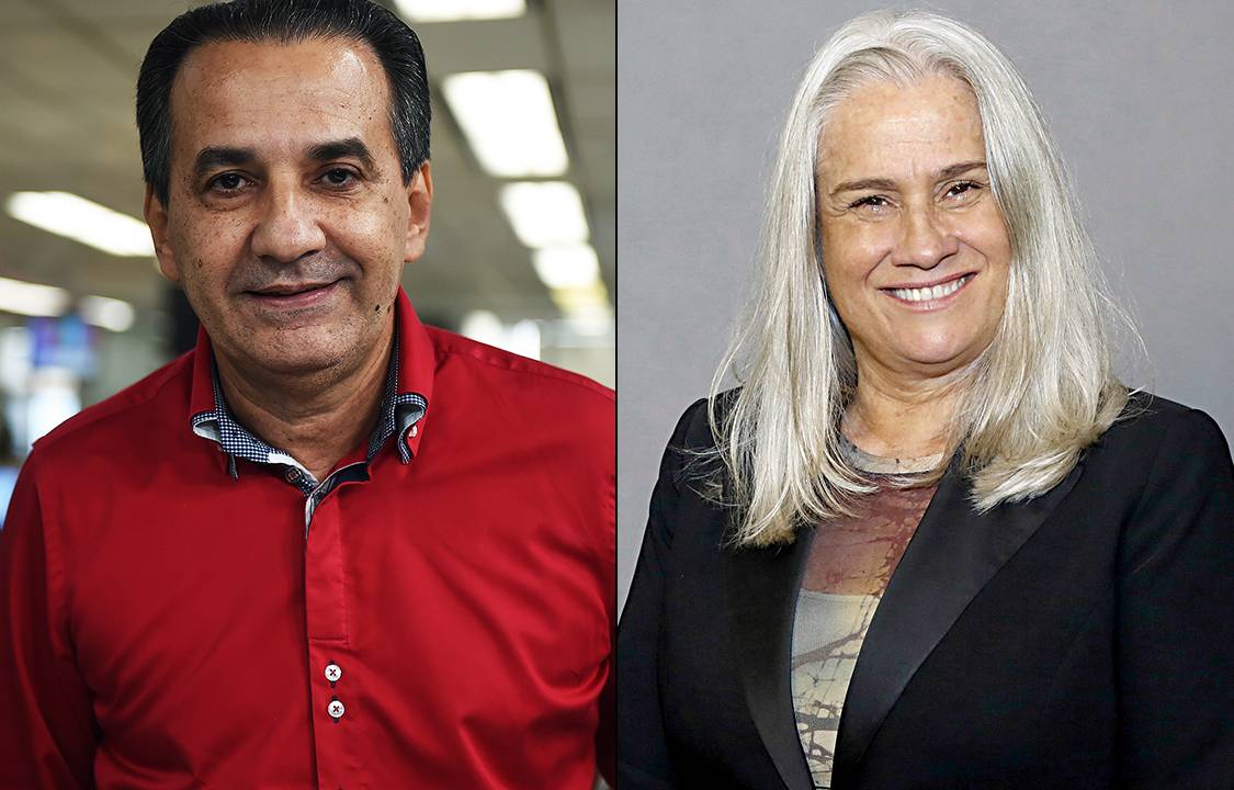 Pastor Silas Malafaia e atriz Vera Holtz